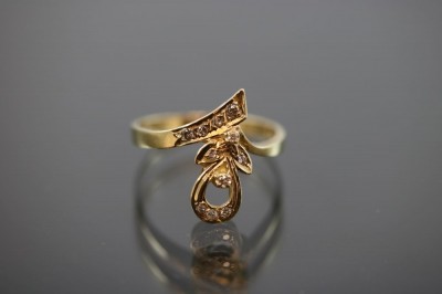 Brillant-Ring, 585 Gelbgold 3,18