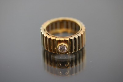 Brillant-Ring, 750 Gold 6,3