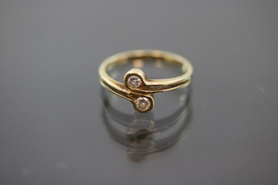 Brillant-Ring, 585 Gold 1,5