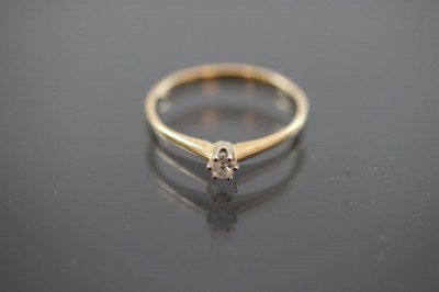 Diamant-Ring, 585 1,37